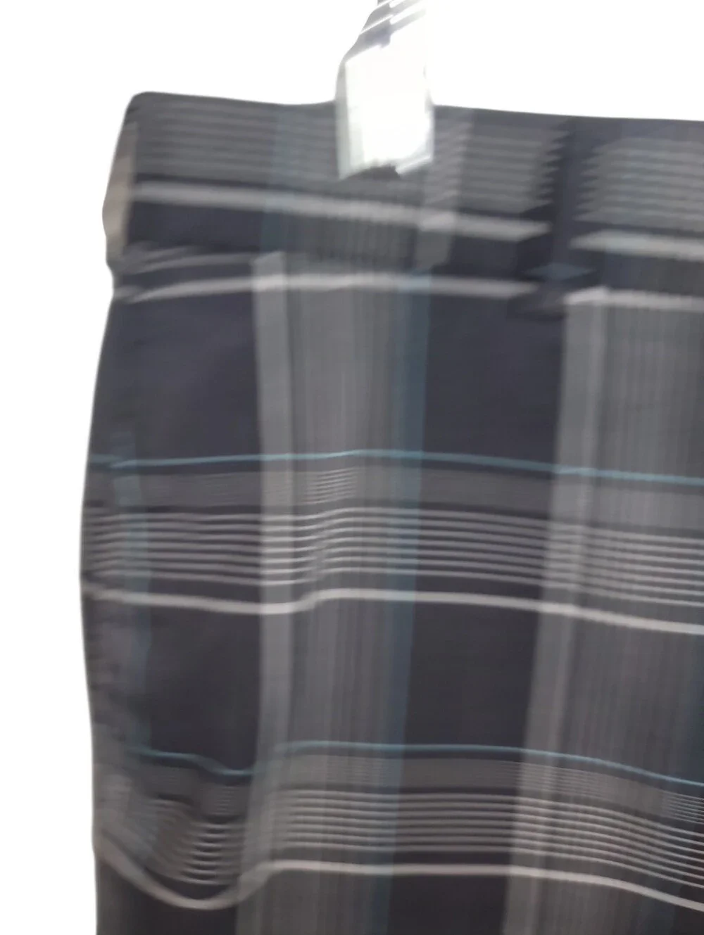 Slazenger men's plaid flat front golf shorts size 40 performance stretch